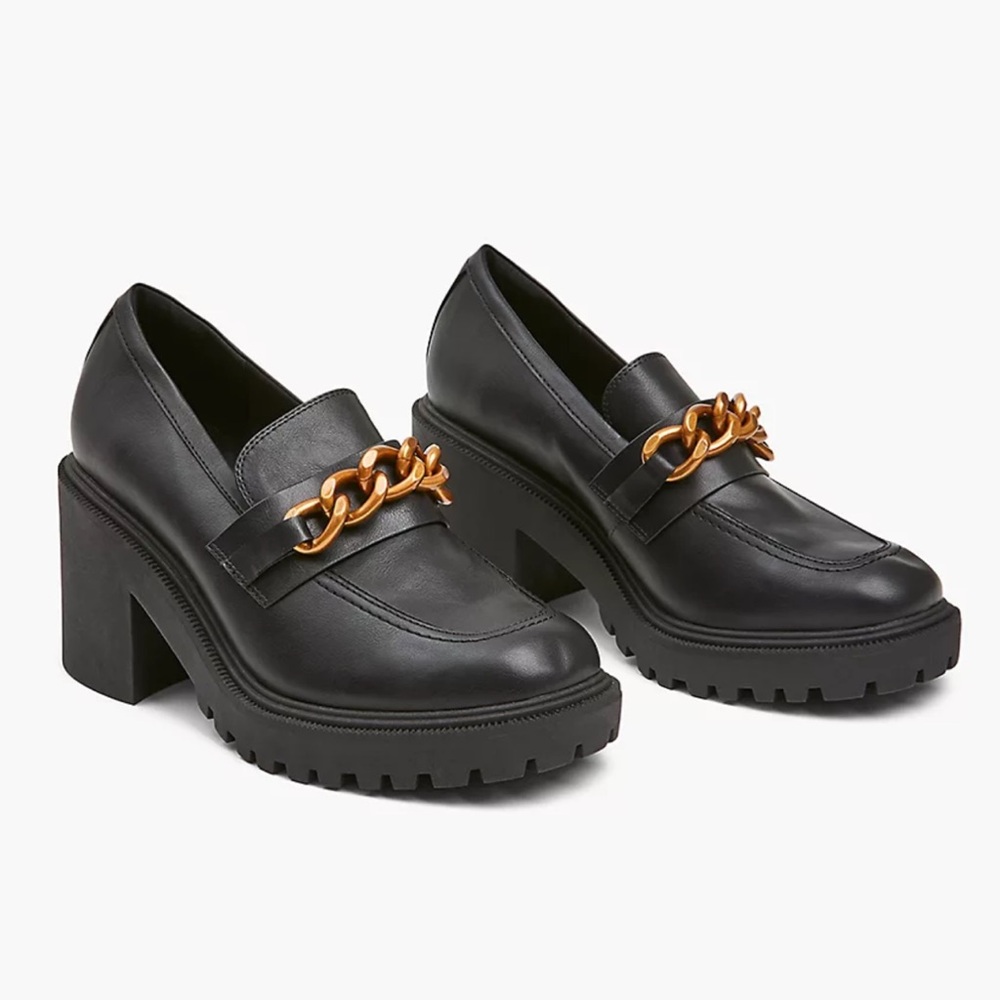 NWT LUG HEELED SHOES